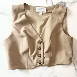 Cropped Anthropologie Vest